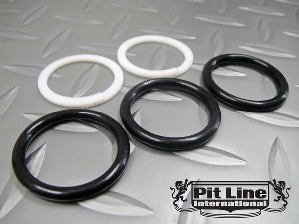 ハイドロシリンダートリプルOリング(ファットサイズ)4セット ブラックシリンダー強化シャフト用 Oリング3個 バックアップリング2個拍卖