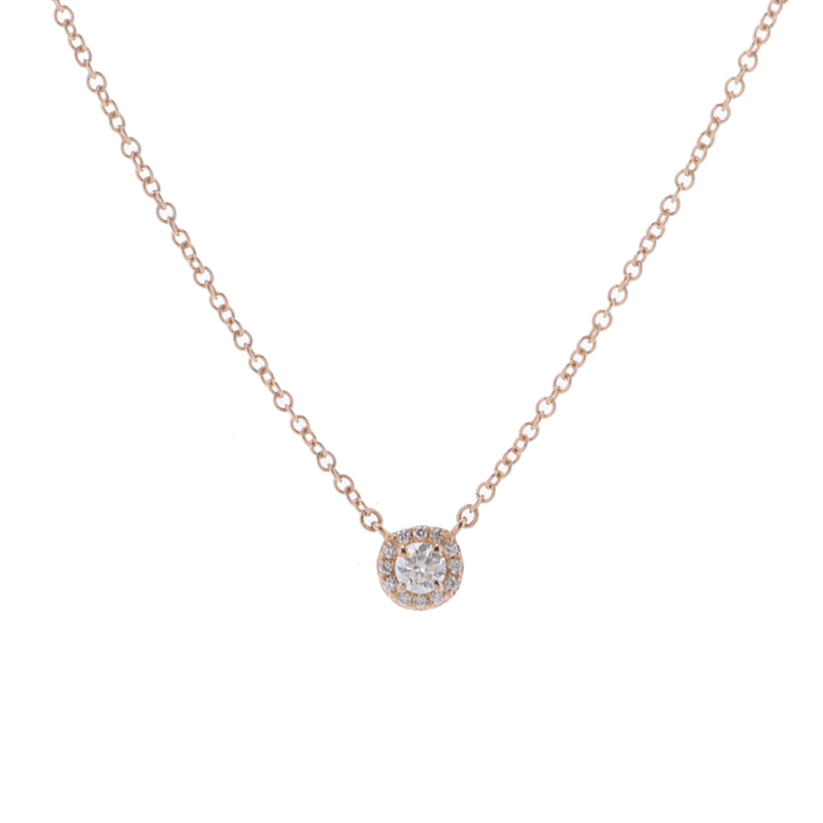 TIFFANY&Co. ティファニー ソレストネックレス ダイヤ レディース K18イエローゴールド YG ネックレス Aランク 中古 銀蔵拍卖