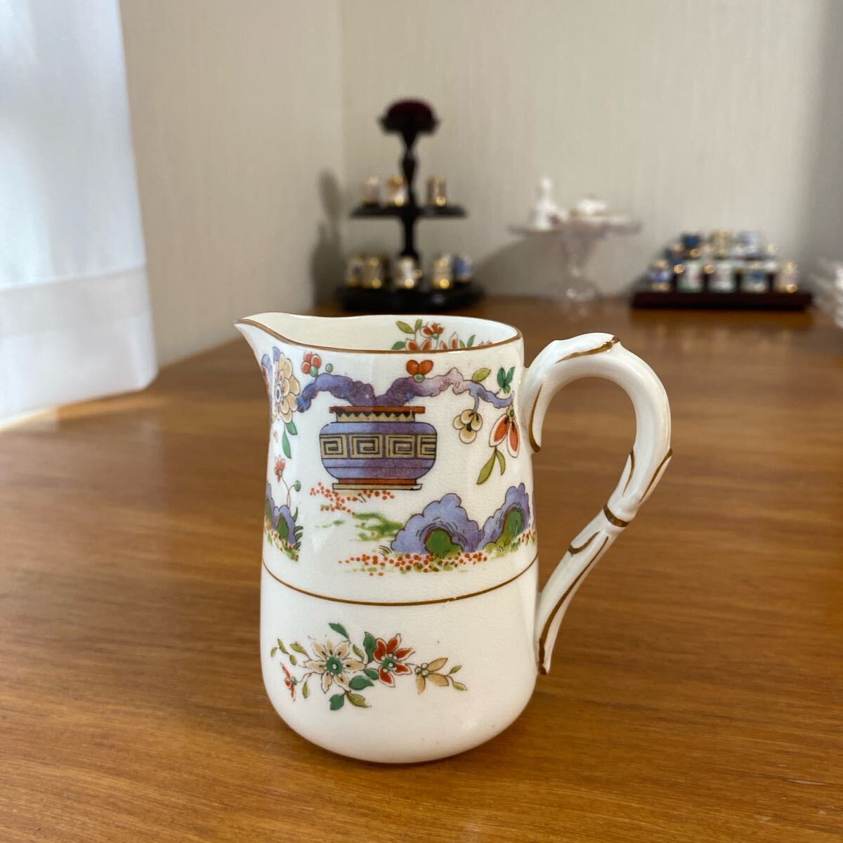 ロイヤルウースター バタフライチャイニーズ ペキン ミルク ジャグ クリーマー拍卖