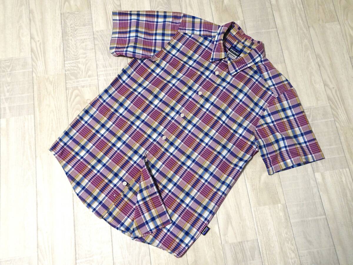 【必見】★patagonia/パタゴニア/半袖/チェック/シャツ★〔P-954〕拍卖