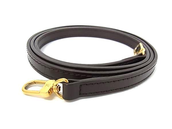 ■美品■ LOUIS VUITTON ルイヴィトン バッグ用 ショルダーストラップ ショルダーベルト 肩掛け レディース ブラウン系 FI9393拍卖