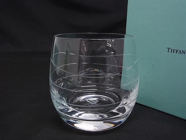 ■新品同様■ TIFFANY&Co ティファニー カデンツ グラス タンブラー コップ 食器 テーブルウェア クリア BM5386拍卖
