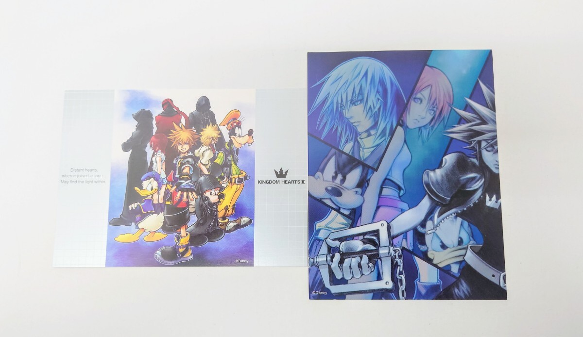 キングダムハーツ ファイナルミックス ポストカード KINGDOM HEARTS FINAL MIX Disney ソラ リク カイリ ドナルド 2枚セット拍卖