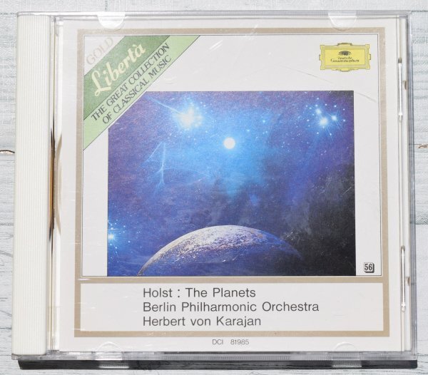 ホルスト:組曲≪惑星≫@ヘルベルト・フォン・カラヤン&ベルリン・フィルハーモニー管弦楽団/ゴールドCD/Gold CD拍卖