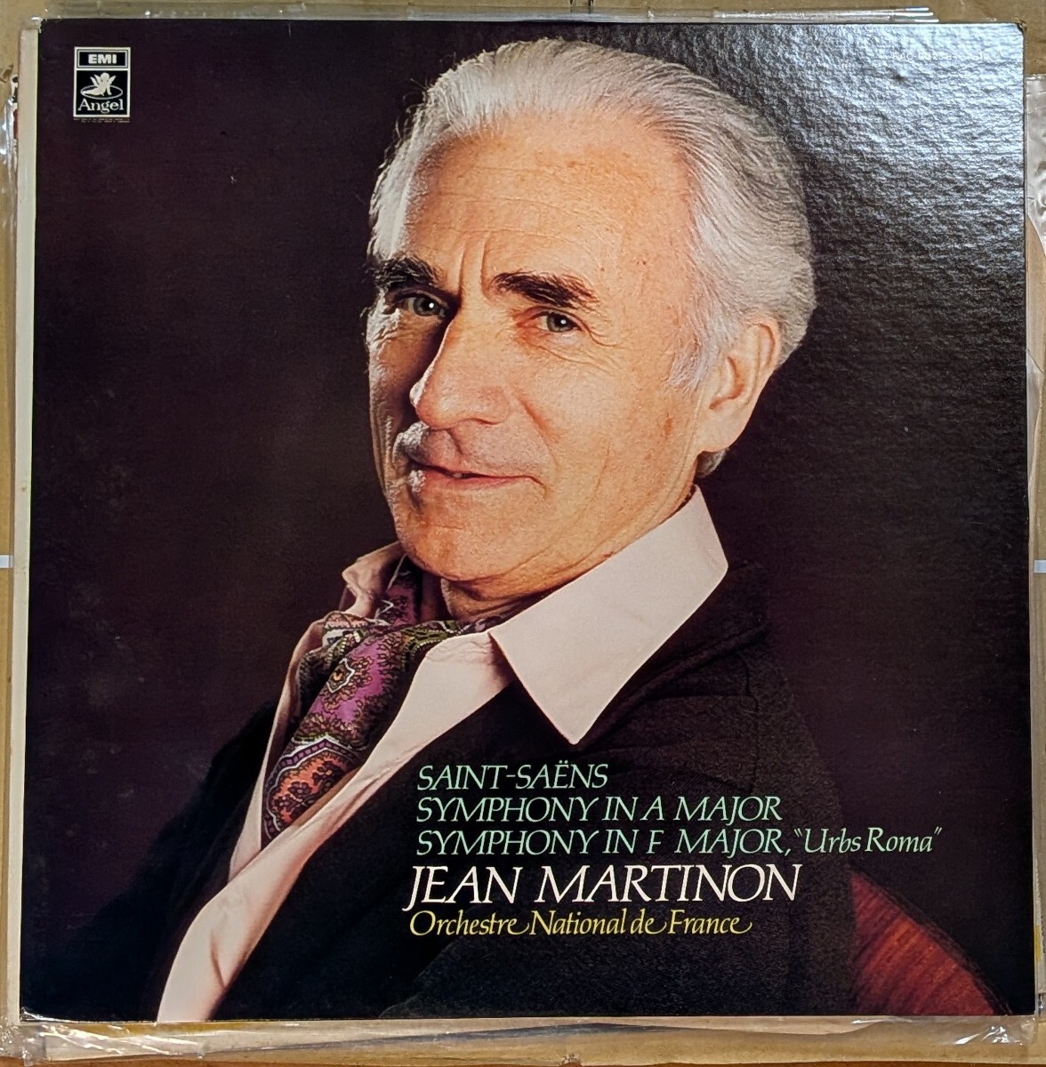 【LP】/ サン=サーンス/交響曲 イ長調 交響曲 へ長調 ローマ / ジャン・マルティノン指揮 /フランス国立管弦楽団/used 拍卖