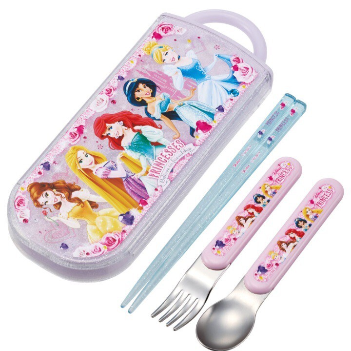 ディズニープリンセス抗菌 食洗機対応 スライド式トリオセット拍卖