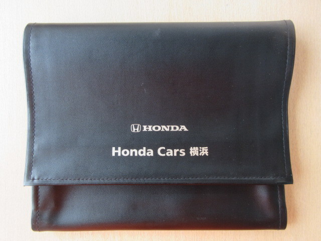 ★01657★ホンダ 純正 ホンダカーズ 横浜 Honda Cars 取扱説明書 記録簿 車検証 ケース 取扱説明書入 車検証入★訳有★拍卖