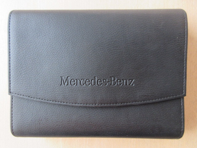 ★01679★メルセデス ベンツ 純正 A B C Eクラス等 取扱説明書ケース 取扱説明書入 取説入 マニュアルケース★拍卖