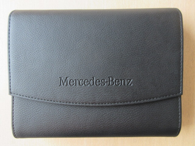 ★01685★メルセデス ベンツ 純正 A B C Eクラス等 取扱説明書ケース 取扱説明書入 取説入 マニュアルケース★拍卖