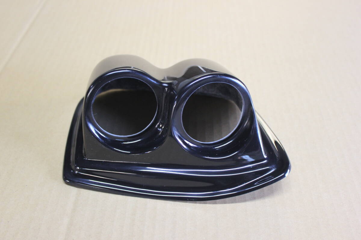 カプチーノ EA11R EA21R 用 オリジナル FRP製 メーターパネル 黒ゲルコート仕上げ 2連 60Φ 新品拍卖