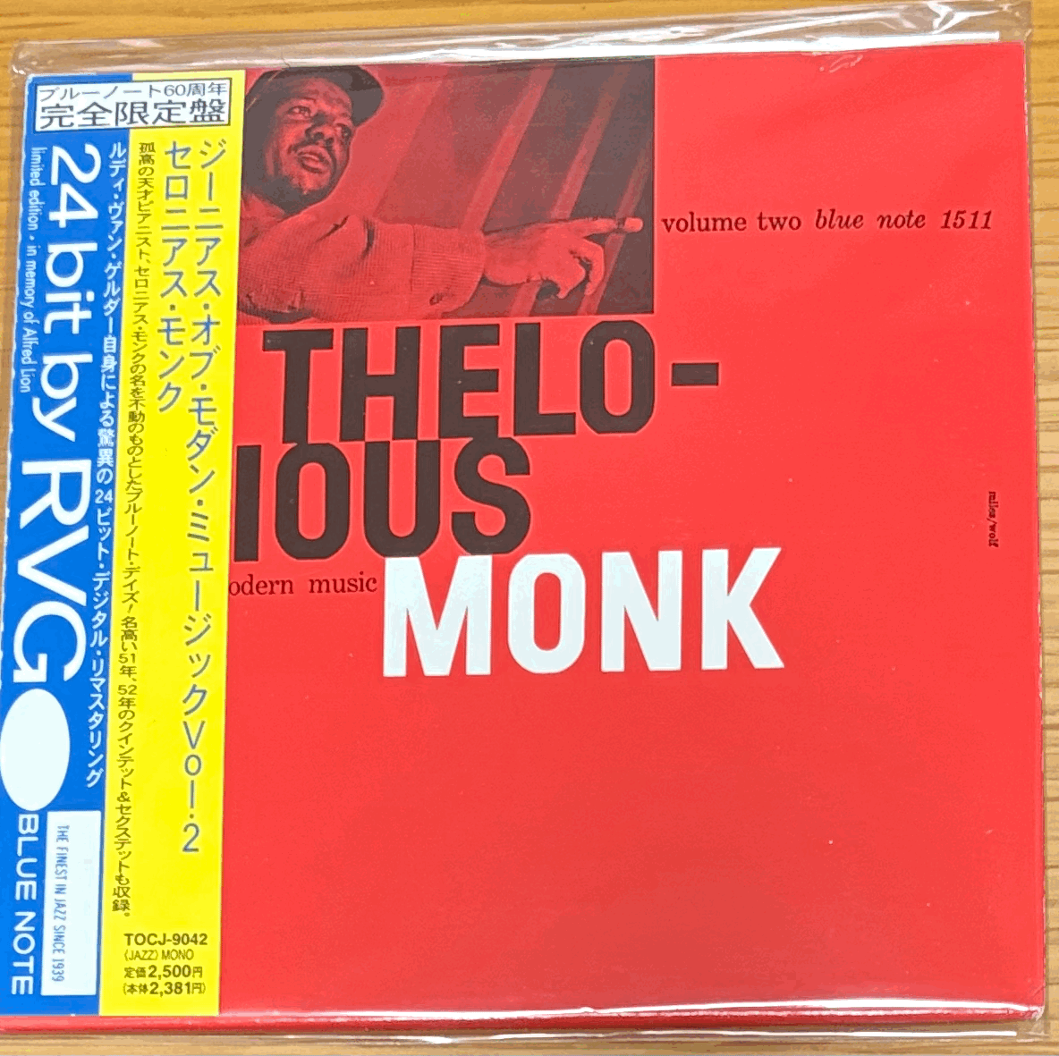 Thelonious Monk セロニアス・モンク「ジーニアス・オブ・モダン・ミュージックVol.2」紙ジャケット拍卖