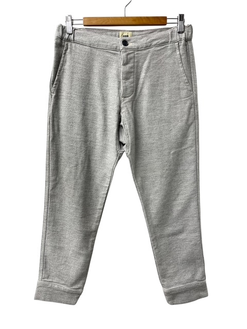 ■美品■FOB FACTORY エフオービーファクトリー リラックス スウェットパンツ M■ライトグレー アンクル丈 イージーパンツ F0404 日本製拍卖