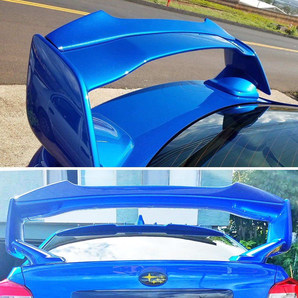 2点セット【何色でも塗装可能】スバル WRX VA STIタイプ トランクウィングスポイラー+トップスポイラー2015-2021 塗装費込 リアスポイラー拍卖