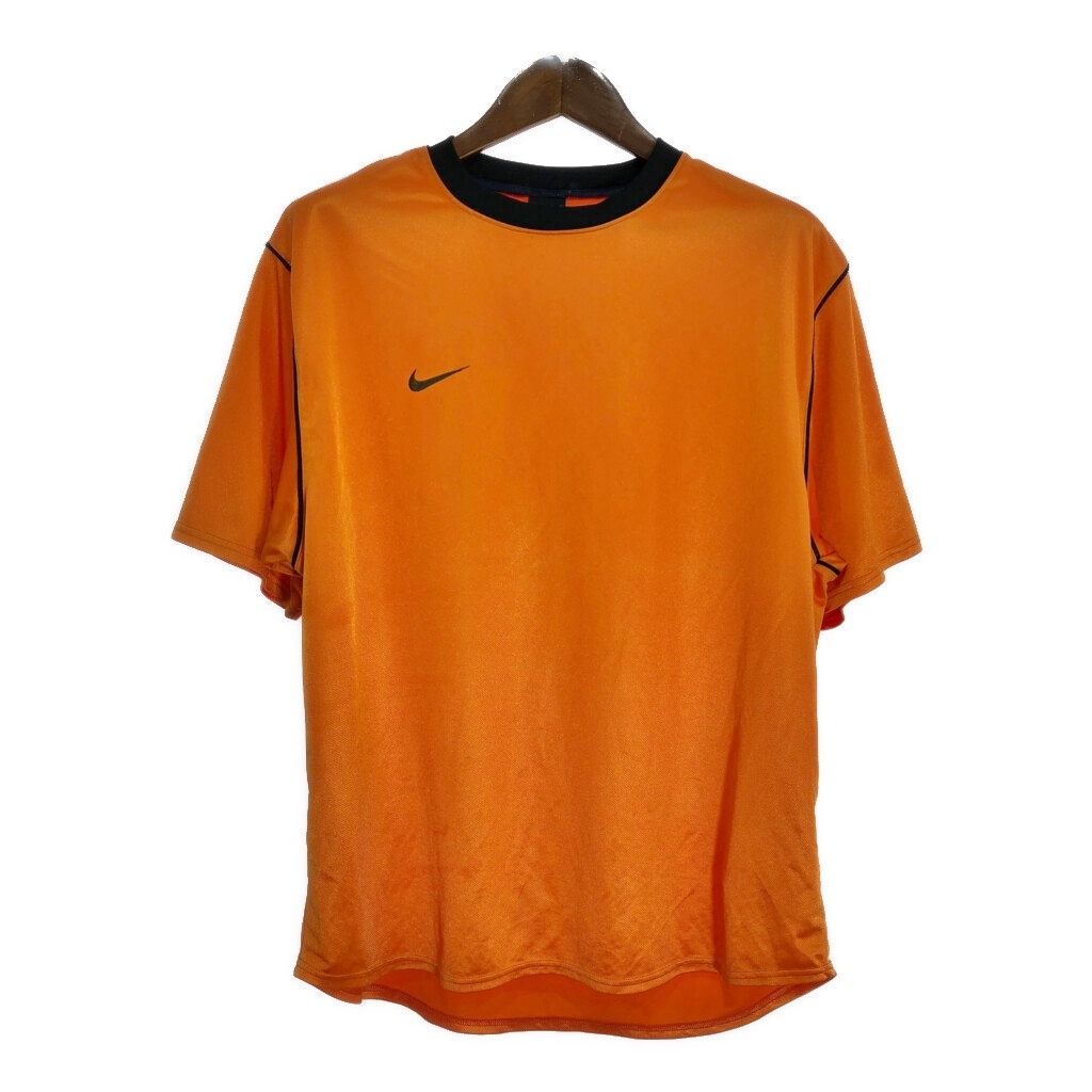 00年代 NIKE ナイキ ワンポイントロゴ 半袖Tシャツ スポーツ オレンジ(メンズ XL)中古 古着 U2697拍卖
