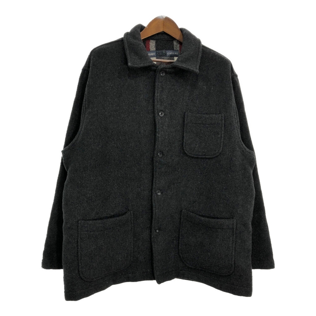 JULLIEN CASUAL ウールジャケット グレー(メンズ XL)中古 古着 U3272拍卖