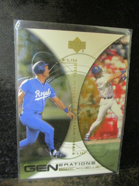 ◎野球カード ジョージ・ブレット ロビン・ヨーント 2000 Upper Deck Hitters Club GE 3 即決!!拍卖