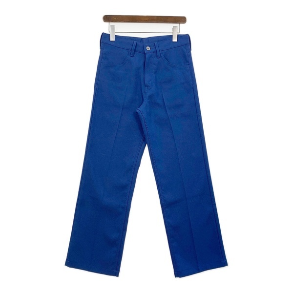 DAIRIKU 23SS P-8 straight pressed Pants ストレートプレスドパンツ スラックス 無地 メンズ サイズ27 ブルー ダイリク ズボン DM15624■拍卖