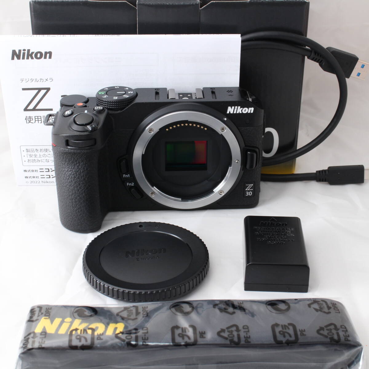 ☆新品級・ショット数2922☆ Nikon ニコン ミラーレス一眼 Z30 ボディ Zマウント APS-C ブラック Z 30 #3532拍卖