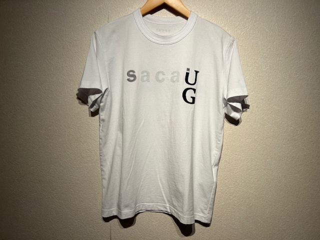 ♪送料無料★sacai × BUNNEY × UG★半袖カットソー★Crew Neck Tee★Tシャツ★サカイ×バニー×ユージンワン★2024SS★0903S★白★1(S)♪拍卖