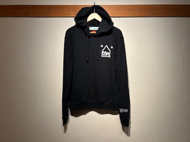 ♪送料無料★Off-White × DSM★パーカー★Pullover Hoodie★オフホワイト × ドーバーストリートマーケット★OMBB029F18192136★黒★M♪拍卖