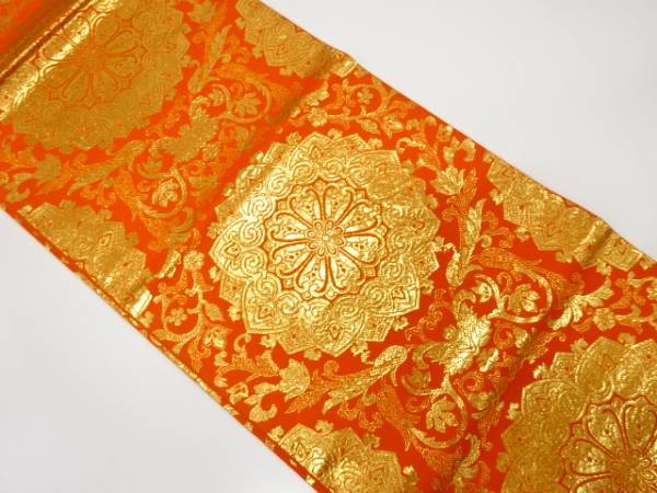 ys7398914; 宗sou 唐草華紋織り出し 袋帯【着】拍卖