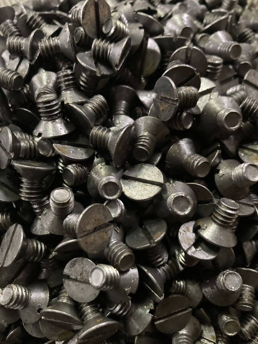 1/4-20 ×3/8 皿ネジ マイナス 生地 6本送料込み拍卖