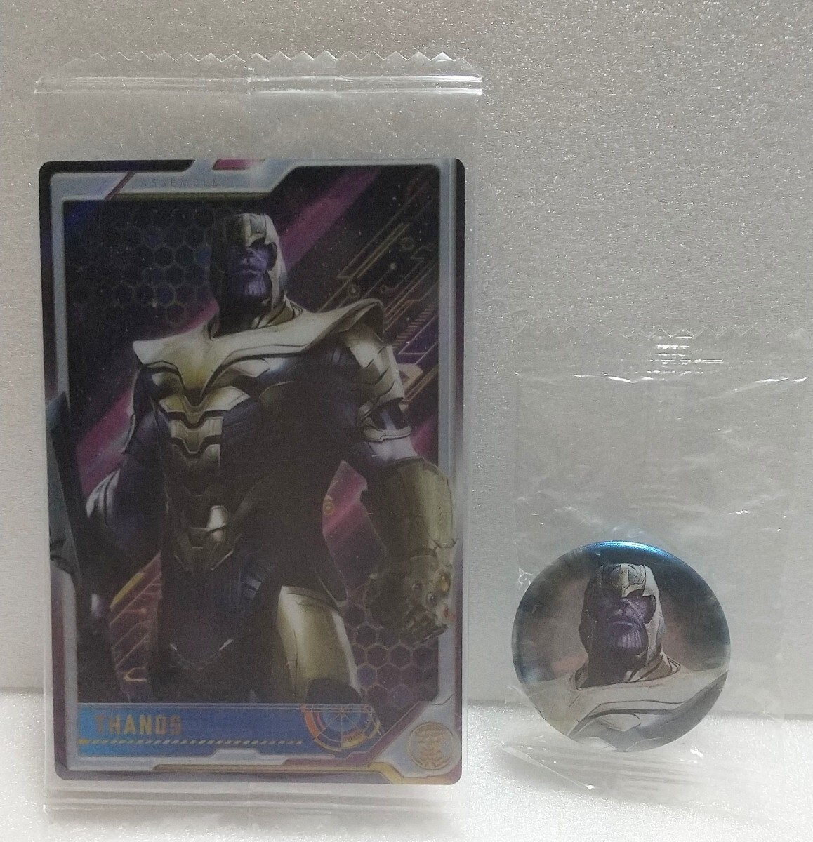 MARVEL 缶バッジ カード【サノス】拍卖