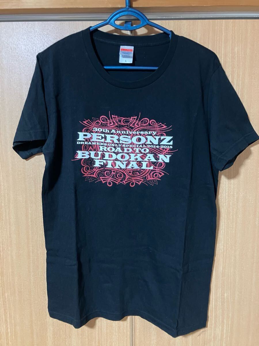 PERSONS Tシャツ Lサイズ「30th Anniversary PERSONS DREAMERS ONLY SPECIAL 2014-2016 ROAD TO BUDOKAN FINAL」拍卖