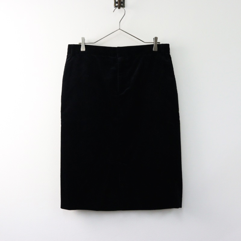 大きいサイズ オンワード 23区 ニジュウサンク ナチュラルストレッチコーデュロイ スカート 48 ブラック/ベーシック【2400014452075】拍卖