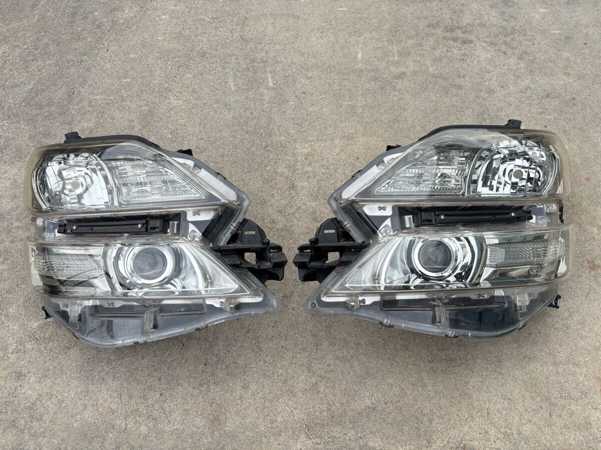 トヨタ 20 ヴェルファイア HID ヘッドライト レンズ 左右 3.5L AFS付き拍卖