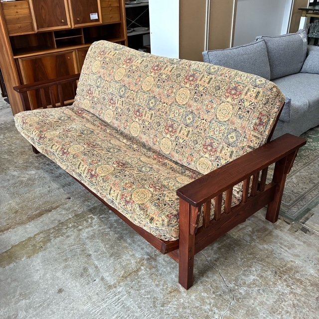 L.L.Bean / エルエルビーン MISSION FUTON ミッションフートン ソファベッド 3人掛け ゴブラン織り座面 替えカバー 説明書付き 現状品 digj拍卖