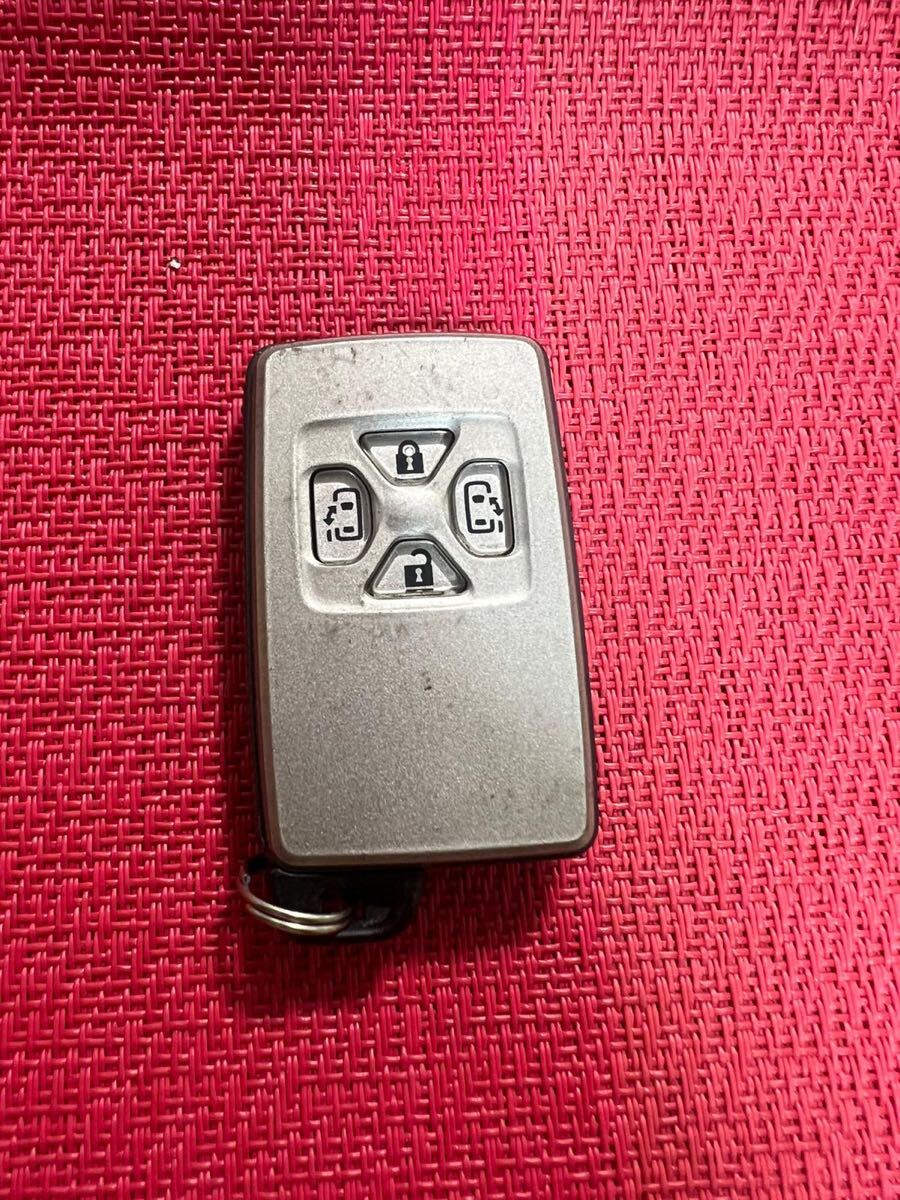 送料込 TOYOTA トヨタ純正 ノア ヴォクシー アルファード ヴェルファイア 271451-0500 4ボタン スマートキー キーレス リモコン 鍵 (58)拍卖
