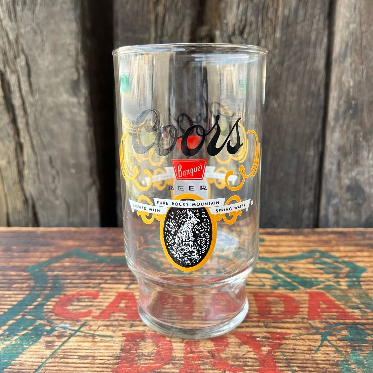 【USA vintage】Coors Banquet Beer Glass クアーズ バンケット ビアグラス グラス アメリカ ビンテージ拍卖