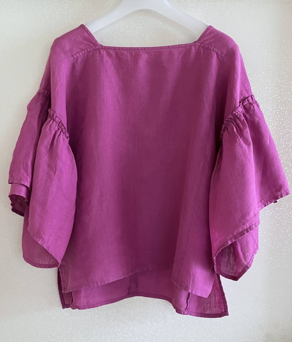 URBAN RESEARCH ROSSO アーバンリサーチ ロッソ/麻100%ブラウス/F フリーサイズ拍卖