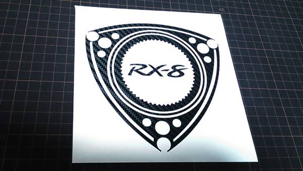 ロータリーエンジン RX-8 カーボンステッカー 109拍卖