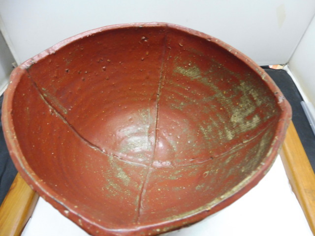 未使用 おもしろ 鉢カバー 口ー24 高さー14,5-陶器手造り15000 拍卖