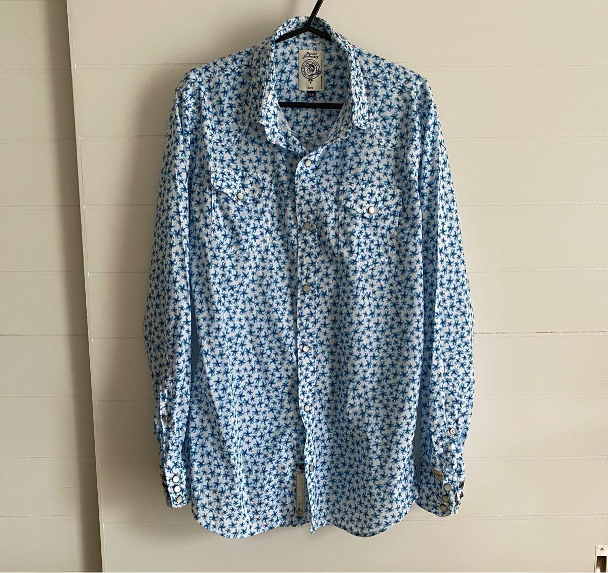 diesel 花柄長袖 シャツ サイズXS拍卖