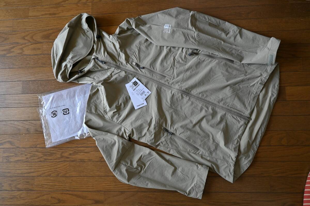 極美品 KARRIMOR(カリマー) arete LT parka(アリートライトパーカ) item:101474 サイズ:L カラー:アルミニウム タグと元袋 拍卖