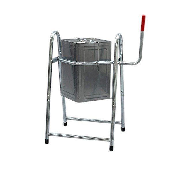 一斗缶スタンド 1段式 缶が落下しない メッキ仕様 4721拍卖