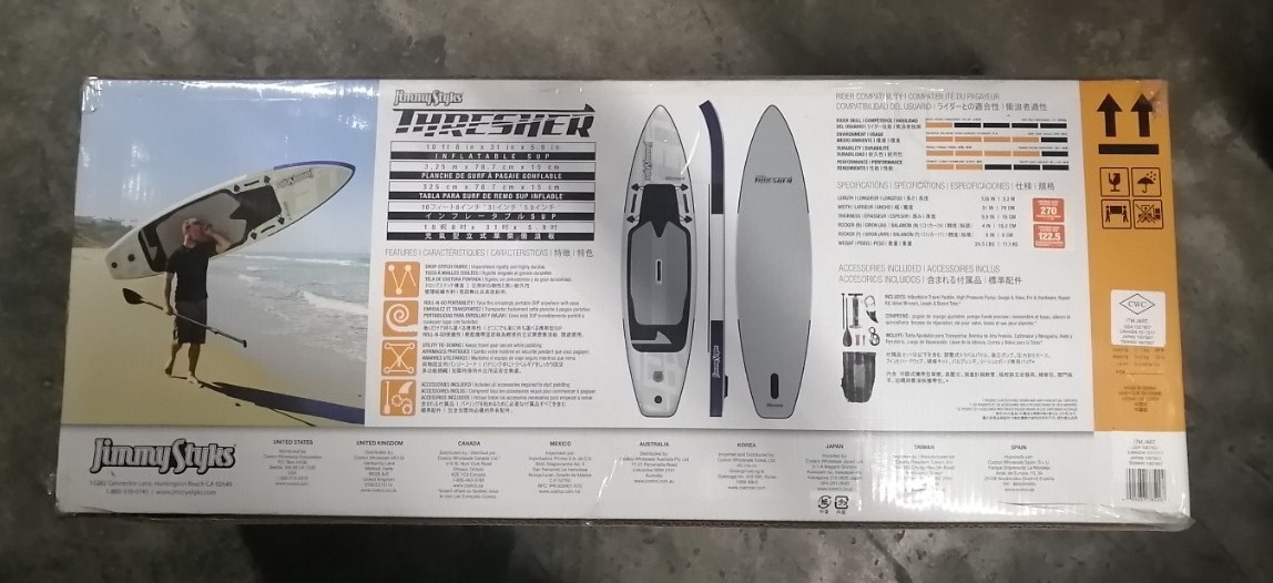 ジミー スタイクス マット インフレータブル スタンド アップ パドル ボード拍卖