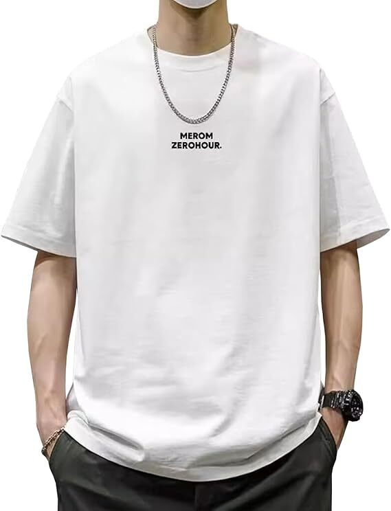 tシャツ 半袖 メンズ 夏 綿 おしゃれ 無地 M拍卖