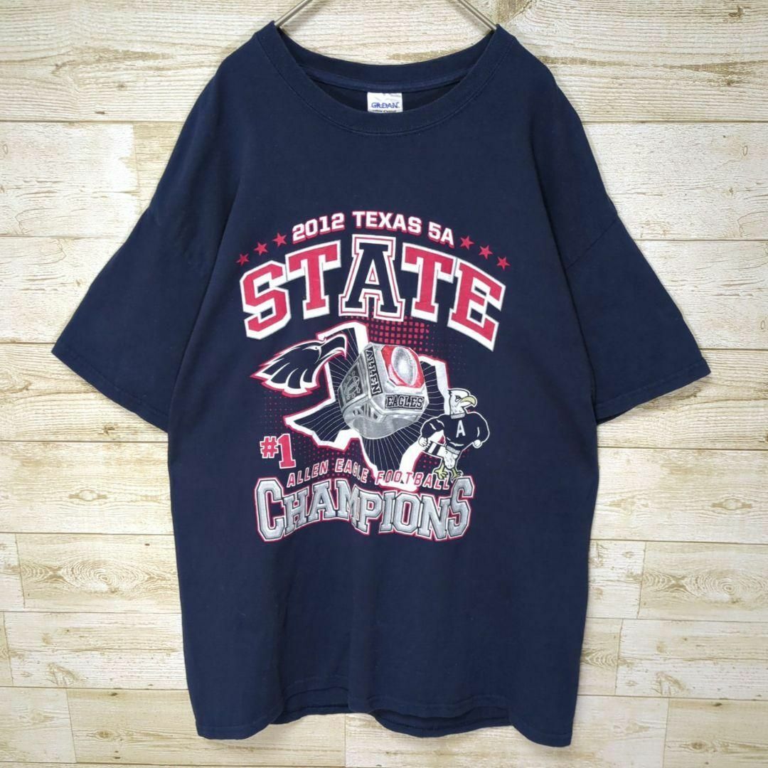 USA古着 NFL アメカジ ビッグプリント Tシャツ ネイビー #h1180拍卖
