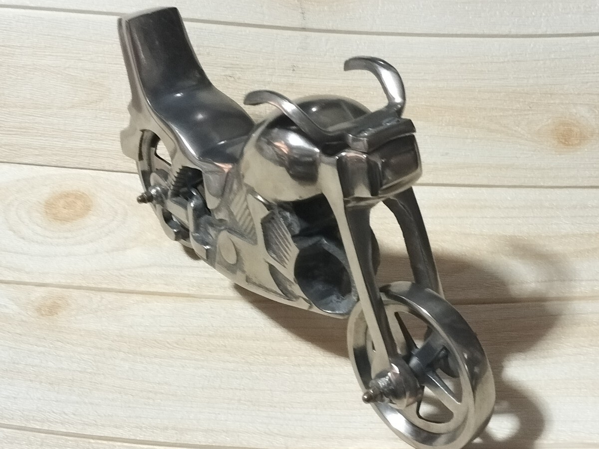 レア!アルミ !バイク !大型 !彫刻 !アルミ合金 !置物!インテリア!ガレ拍卖