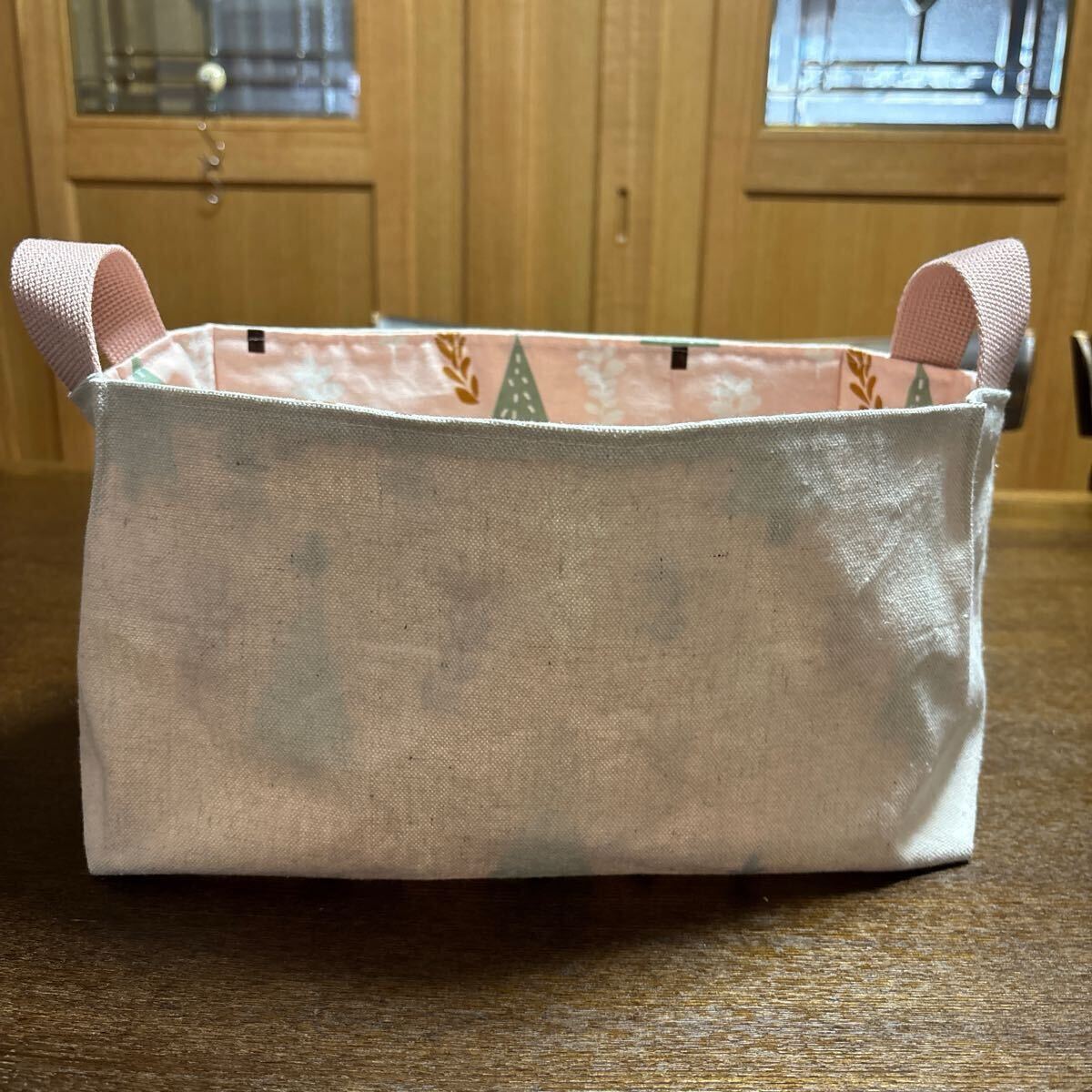 布製収納ボックス 整理ボックス キャンバス生地 ハンドメイド拍卖