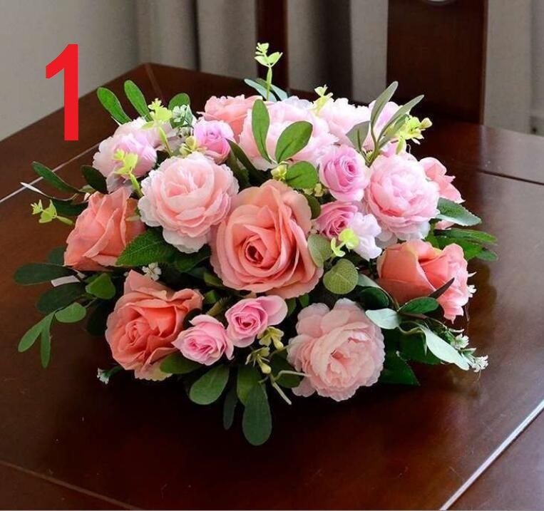 新入荷人気推薦アートフラワー 造花 壁飾り 花飾り 卓上 玄関リース 置物 ハンドメイド パーティー用 多色拍卖