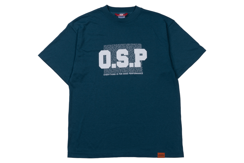 オーエスピー★O.S.PルアープリントTシャツ★#ピーコックブルー★XLサイズ拍卖