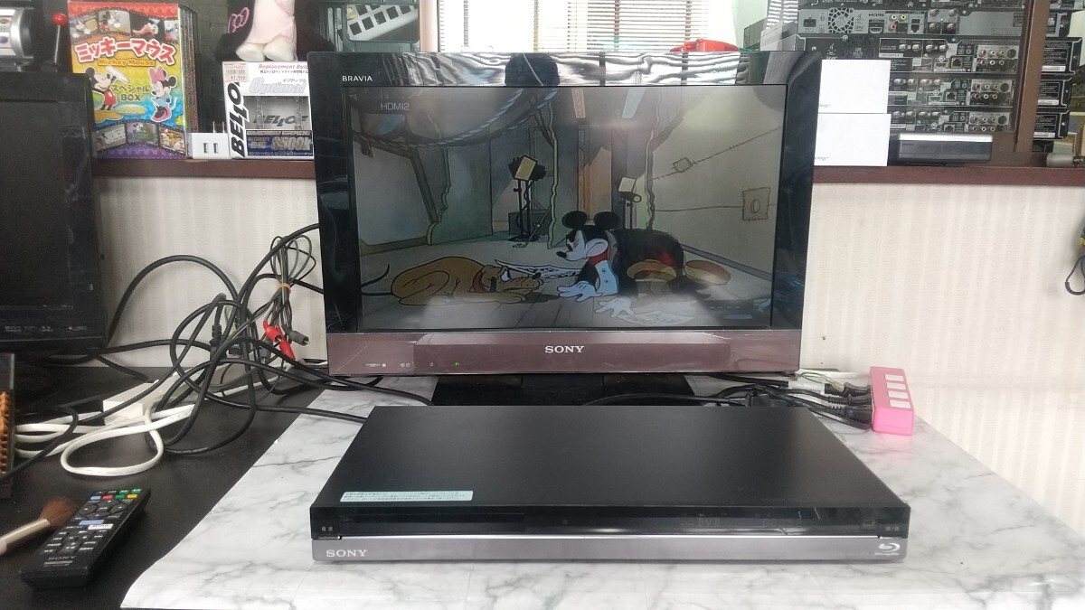 K3504 SONY BDZ-AT350S 2011年製 Blu-ray&DVD再生確認OK 初期化済 ブルーレイレコーダー SONY / 動作品 現状品拍卖