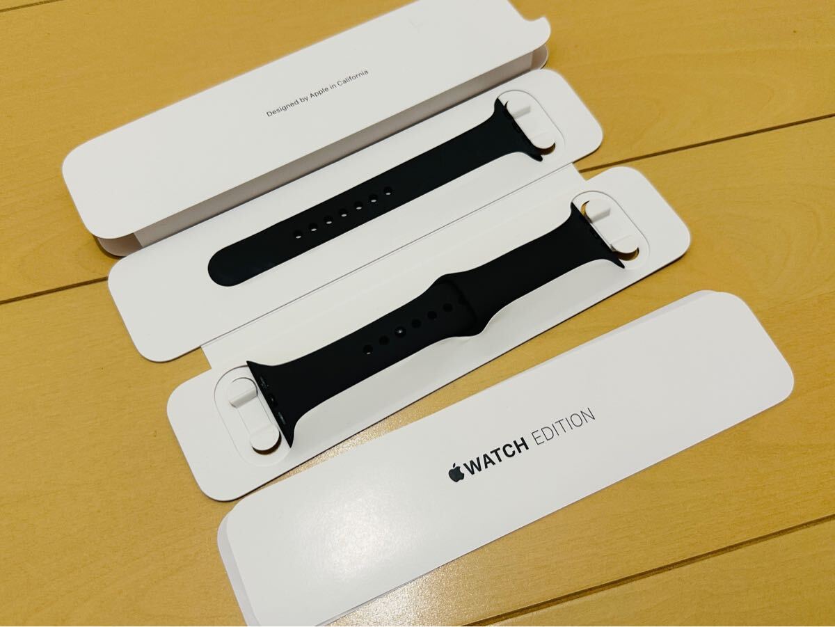 Apple watch 42mm 44mm 45mm 49mm EDITION 純正品 ダークグレイ スポーツバンド ベルト アップルウォッチ チタン チタニウム エディション拍卖