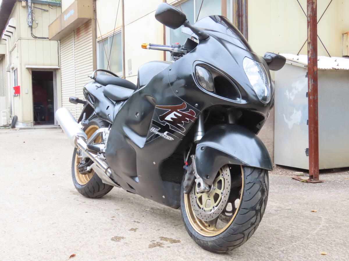 平成14年(2002年)スズキ ハヤブサ 隼 1300cc ETC付き JS1A1 GSX1300R 業者価格にて陸送手配可能拍卖
