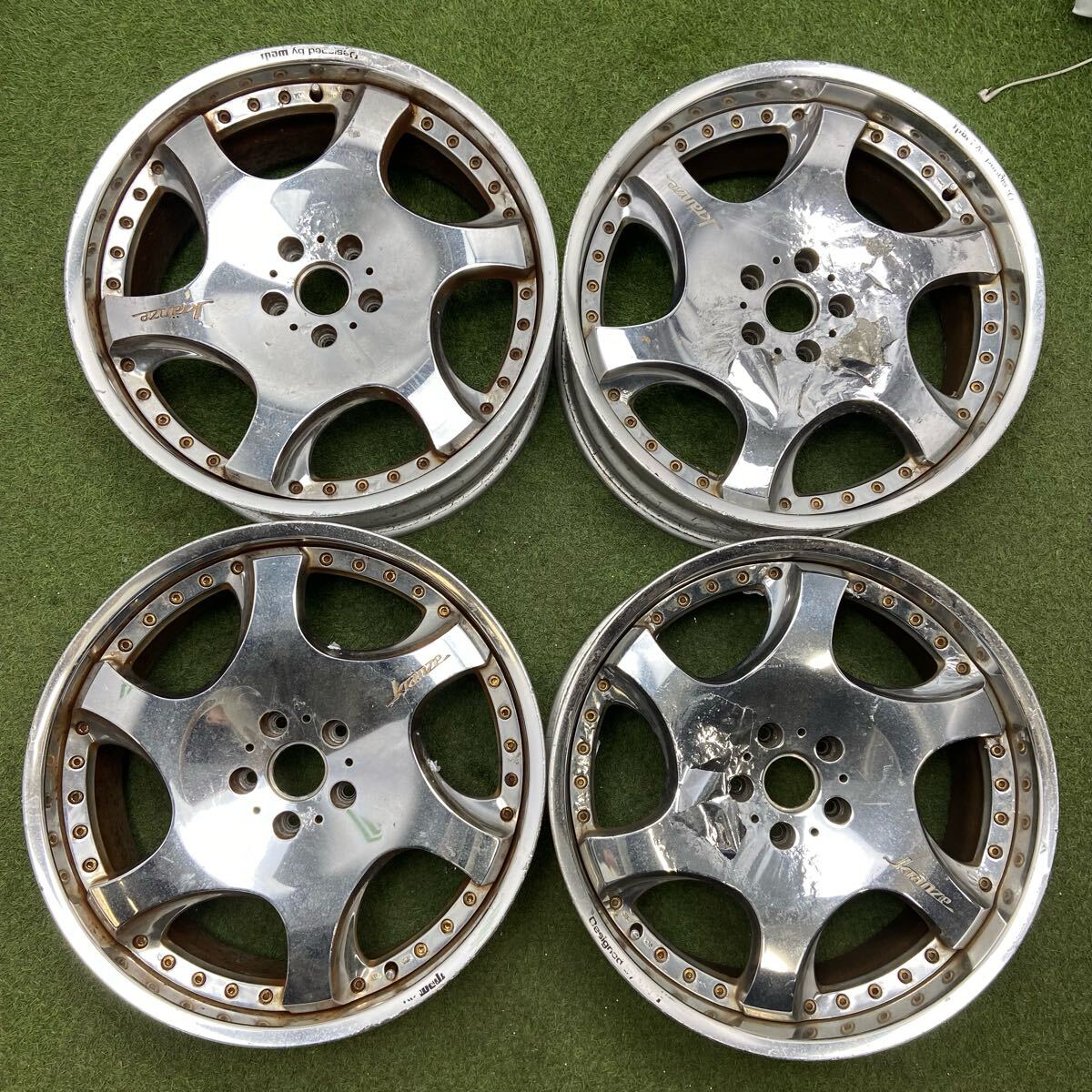 【0839】★メッキ★20インチ 8.5JJ/9.0JJ Weds kranze バズレイヤ 20×8.5JJ +38 / 20×9.0JJ +38 PCD114.3 5穴 ハブ径73 アルミ拍卖